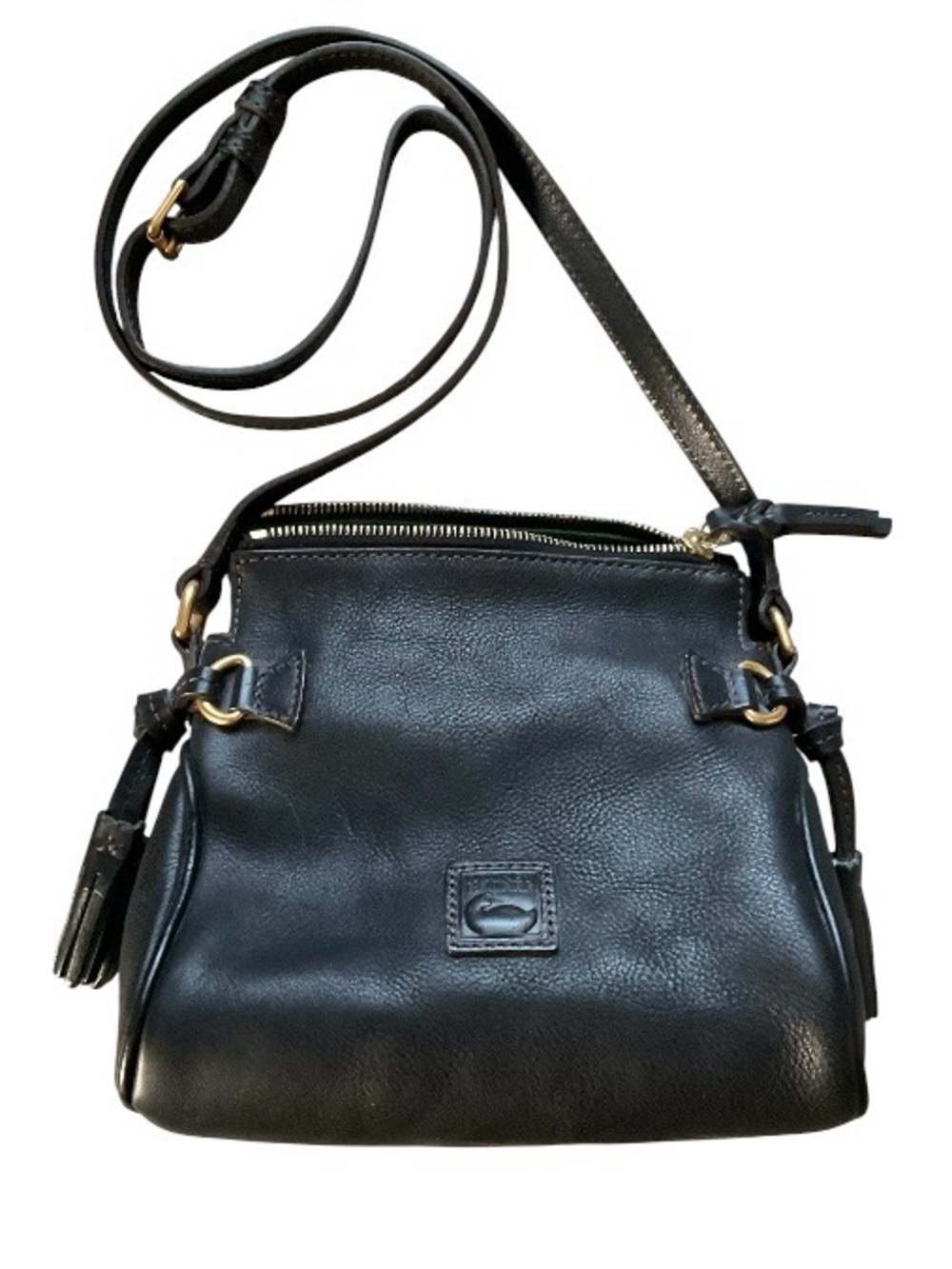 Dooney & Bourke Florentine Leather Mini Zip Crossbody Bag